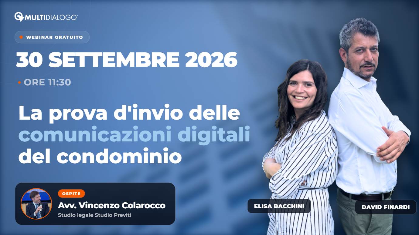 La prova d'invio delle comunicazioni digitali del condominio